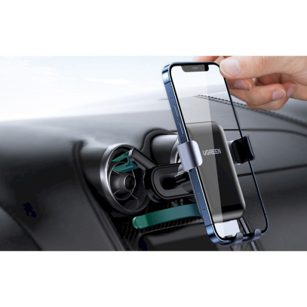 Автотримач UGREEN LP274 Gravity Phone Holder for Round Air Vent Black