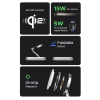 Док-станція бездротової зарядки UGREEN MFi Qi2 MagSafe Stand 20W White