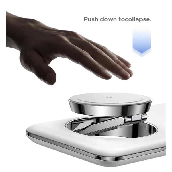 Док-станція бездротової зарядки UGREEN MFi Qi2 MagSafe Stand 20W White