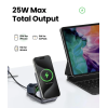 Сетевое зарядное устройство для UGREEN MagFlow Qi2 3-in-1 Wireless Charger 40W Grey