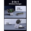 Зарядна станція UGREEN MagFlow Qi2 2-in-1 MagSafe Charger 20W Fast Charger Black