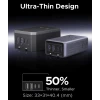 Дорожный адаптер UGREEN GaN 45W Travel Adapter 2×USB-C + 2×USB-A для более чем 150 стран мира