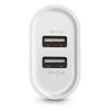 Мережевий зарядний пристрій Ugreen CD104 17Вт 2xUSB-A (3.4A), White