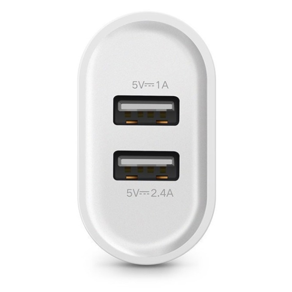 Мережевий зарядний пристрій Ugreen CD104 17Вт 2xUSB-A (3.4A), White