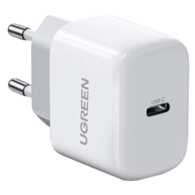 Мережевий зарядний пристрій UGREEN CD241 Mini PD 20W USB-C Fast Charger White