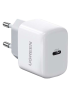 Мережевий зарядний пристрій UGREEN CD241 Mini PD 20W USB-C Fast Charger White
