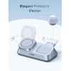 Бездротовий зарядний пристрій UGREEN MagFlow 3-in-1 Qi2 25W MagSafe Fast Charger для iPhone 17–12 Series (CD351)