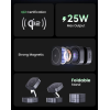 Беспроводное зарядное устройство UGREEN W702 MagFlow 2-in-1 Qi2 25W Magnetic Wireless Charger + USB-C