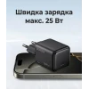 Мережевий зарядний пристрій UGREEN X517 25W USB-C GaN Fast Charger Black