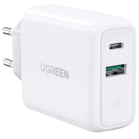 Зарядний пристрій UGREEN CD170 36W USB-C Wall Charger EU (White) 