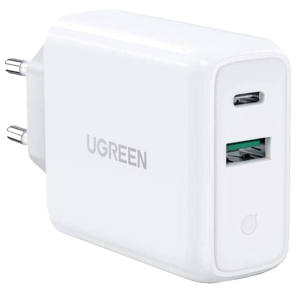 Зарядний пристрій UGREEN CD170 36W USB-C Wall Charger EU (White) 