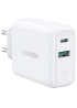 Зарядний пристрій UGREEN CD170 36W USB-C Wall Charger EU (White) 