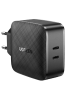 Мережевий зарядний пристрій Ugreen CD216 66W Dual USB-C PD Fast Charger Black
