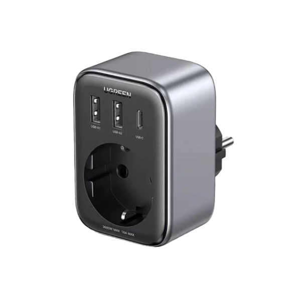 Зарядний пристрій UGREEN CD314 30W Outlet Extender EU (2A1C) 